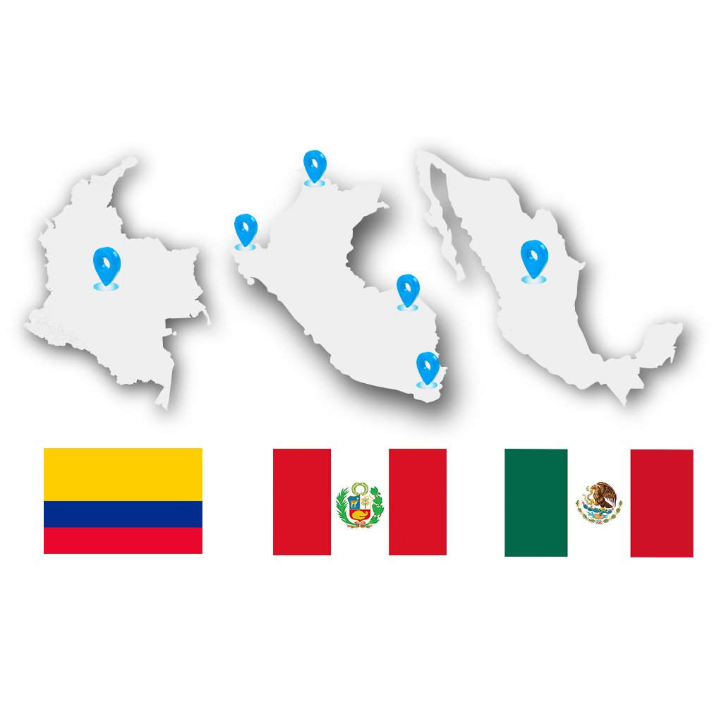 Recurso colombia peru Mexico